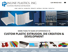 Tablet Screenshot of inlineplasticsinc.com